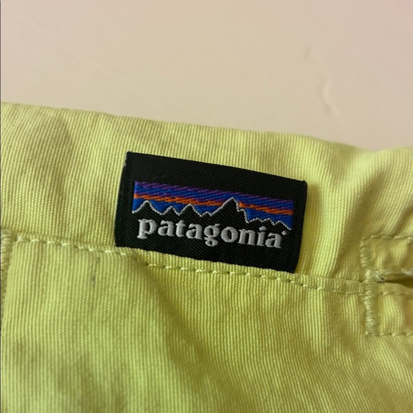 Patagonia Women's Bright Yellow Athletic Shorts - Picture 4 of 7